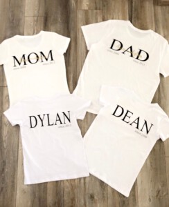 Familien T-Shirt Set